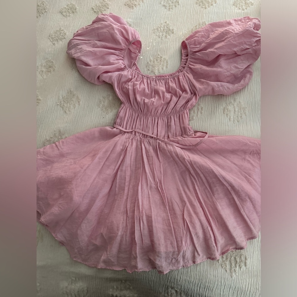 Mini Pink Altar’d State Spin around Dress
